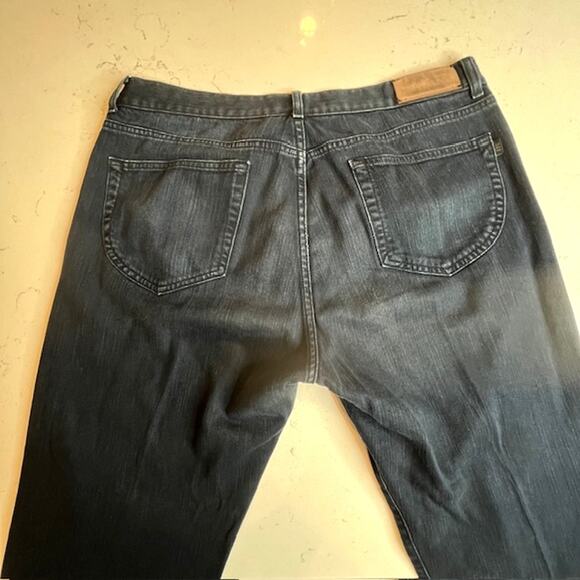 VTG Y2K Dk Wash Relaxed Fit Straight Leg  Jeans Quiet LuxurySize 36 - Picture 11 of 11